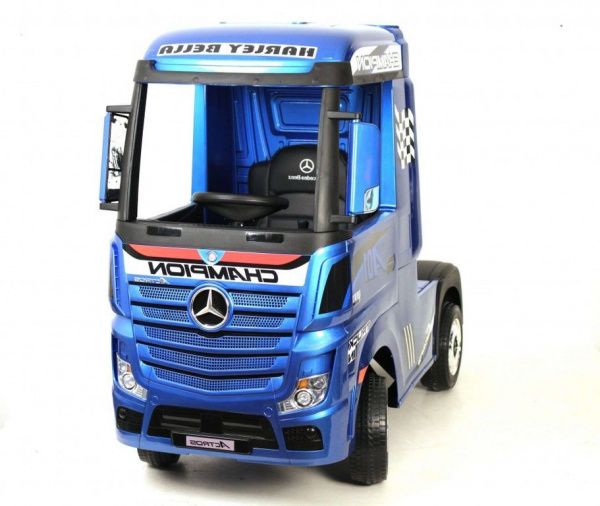 Детский электромобиль Mercedes-Benz Actros 4WD (HL358) синий